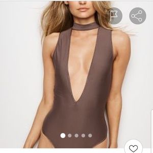 Victorious secret choker plunge teddy